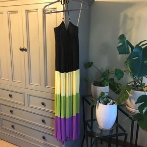 Miss Bison Halter Summer Dress